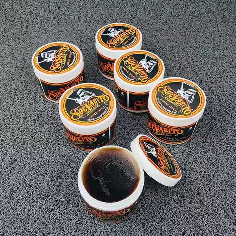 5PCS SUCVACITO Hairs Pomade Hair Style Wax Pomade Hair Skeleton Cream Slicked Oil Mud Keep Hair Men 