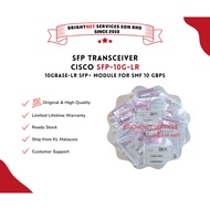 Cisco SFP-10G-LR, 10GBASE-LR SFP+ Module for SMF 10 Gbps Transceiver Module SFP Transceiver SFP