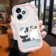 Duang INFINIX Hot 12 20 30 Play NFC 20 20i 30 30i NOTE 12 Pro Phone Case Pattern We Bare Bears Soft Protective Cover
