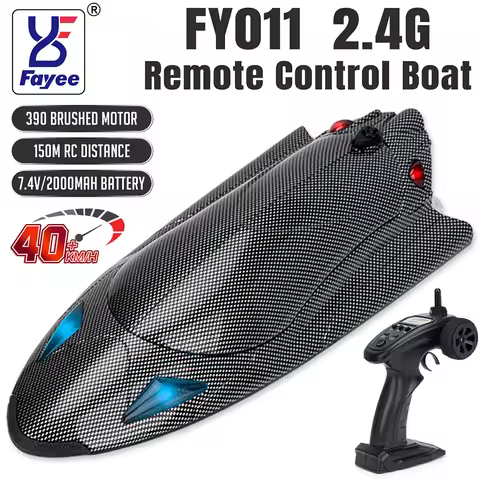 FAYEE FY011 2.4G High Speed Turbojet Speedboat 40KM/h 120-150M RC Distance 7.4V 2000mAh 390 Brushed 