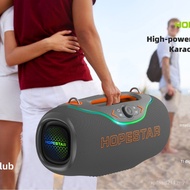 With Microphone Bluetooth Speaker Loud Volume K Song Card HOPESTAR Cross-Border Outdoor Big Subwoofe