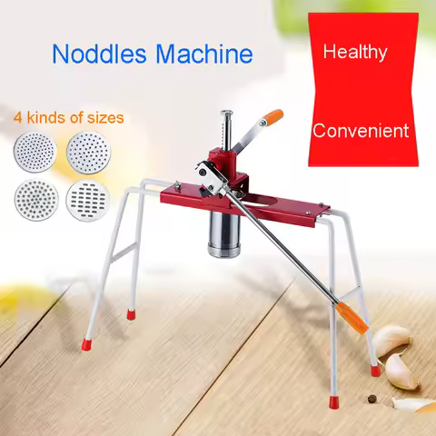 Stainless Steel Noodles Maker Manual Pasta Pressing Machine Hand Crank Cutter Household