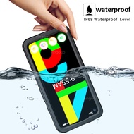 Shellbox Brand【Free Shipping】IP68 Waterproof Case For Google Pixel 4a Pixel6 Pro 5G Case Pixel 6 Water Proof Diving Out Sport 360 Protect Seal Case