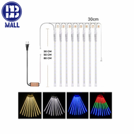 ไฟดาวตกฝนฝนตก ไฟประดับตกแต่ง ไฟดาวตกทนแดด ทนฝน 30CM 50CM 80CM ไฟฝนดาวตก หลอดต้นคริสต์มาส