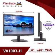 Viewsonic 19" VA1903H LED Flat HD Ready TN Panel LCD Monitor (5ms, 1366X768@ 60Hz, Input: VGA + HDM 