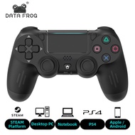 DATA FROG PS4 Controller Joystick Wireless Bluetooth Controller Vibration Gamepad for Original PS4 Game Console PS4 Slim Pro PC Game Console