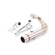 BWS 125 motorcycle exhaust Middle Link pipe slip on for Yamaha BWS 125 150 ZUMA125