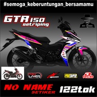 Honda GTR 150 Striping (122tok) Supra GTR 150 Variation Striping Sticker Sticker Motor