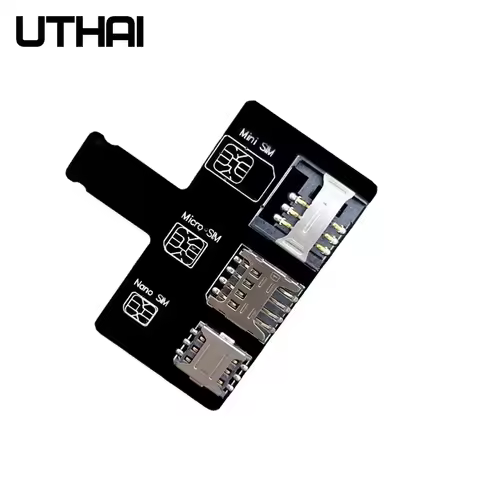 UTHAI T10 For iPhone SIM card 4in1 External Card Slot Adapter Fast Card Changer iPhone SIM Card Read