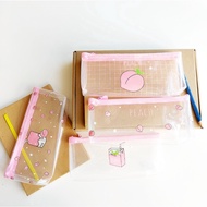 Transparent Stationery Storage Bags Pencil Bags Pencil Cases with High Capacity