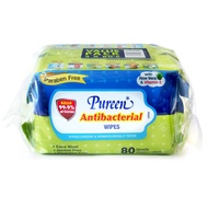 PUREEN ANTIBACTERIAL WIPES KILLS 99.9 PERCENT OF GERMS (30 SHEETS x 2)