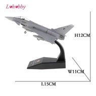 Lohobby 1/100 Scale EF-2000 Fighter Helicopter Metal Model Aircraft Decoration
