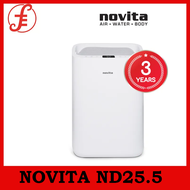 NOVITA ND2000 (Replacement Model ND25.5) PuriDry™ 2-In-1 Dehumidifier  with HEPA Air Purification  (NOVITA ND25.5 41m² 2-IN-1 DEHUMIDIFIER + AIR PURIFIER)