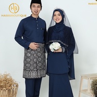 Set Couple Nikah Meleana Navy Blue