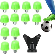 Pack of 12 Screw Studs Football Replacement Cleats with Stud Wrench, Aluminium Alloy, 2 Sizes, 8 x 7