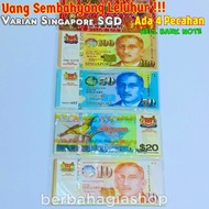 Uang Kertas Duit Cepi Untuk Sembahyang Leluhur Varian Dollar Singapore SGD 4 Pecahan Hell Bank Note