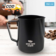 Glass Milk Jug Latte 350ml Art Barista Steam Pitcher Milk Pitcher Stainless Steel