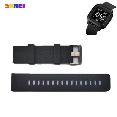 1 Set Sports Watch Accessories for Skmei 1894 Plastic Wristband Adjustable Replacement Watch Strap B