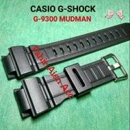 HITAM Casio G-SHOCK G-9300 MUDMAN RUBBER STRAP GSHOCK G9300 G 9300 Black Color