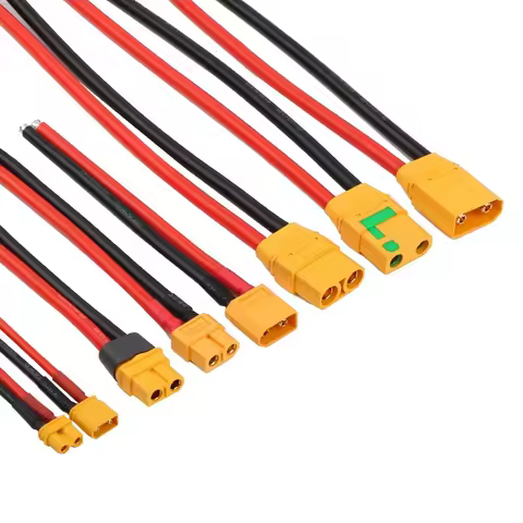 10/20/30cm XT30U XT60U XT60H XT90 Male Female Plug Connector with 18/16/14/12/10 AWG Silicone Wire f