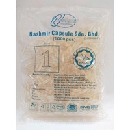 Empty Gelatin Capsule (Size 0 / 1  ) Kapsul Kosong / 空胶囊 药壳