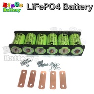 Victory Battery ชุด 6 ก้อน 19.2V 6Ah แบตเตอรี่ลิเธียมฟอสเฟต LifePO4 32650 3.2V 6000mAh + พร้อมตัวยึด 2 ช่อง 6 ชิ้น