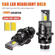 2 LED Car Headlight Bulbs Double Copper Tube 30000LM D1S D3S D2S D4S D5S D8S CAN Busbar Correct Car 