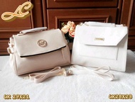 LC345 - set tas MKCK cream dapat 2 tas