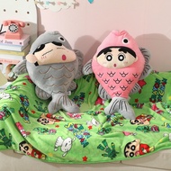 Shinchan Blanket Doll Fish Set There Are 2 Designs. Size 65 Cm. Cartoon Pattern Inner Fabric 3 Feet