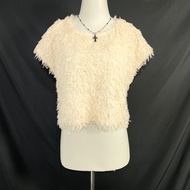 GRL FAUX FUR TOP