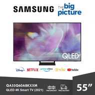 FREE SHIPPING Samsung QLED 4K Smart TV 55 Inch UHD Television can YouTube Netflix Televisyen Free TV Bracket Hdmi 电视机 QA55Q60ABKXXM