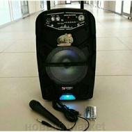 FREE MIC + Portable Wireless Speaker With Bluetooth