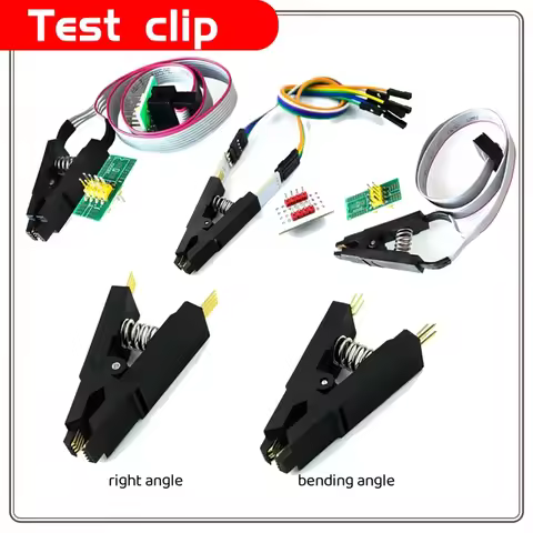 Programmer Test clip SOP8 Eight-pin BIOS Wide and narrow body 8-pin universal Adapter IC Socket Burn