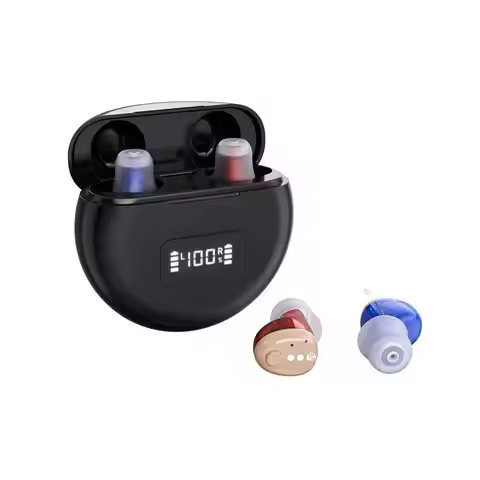 2025 Best Elderly Hearing Aid Rechargeable ITE Deaf The Listening Device Mini Wireless Sound Amplifi