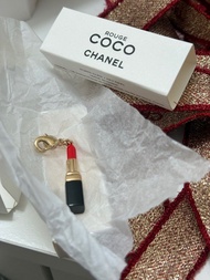 Chanel beauty 吊飾 唇膏造型、馬年吊牌 連絲帶