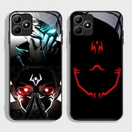 NA-43 Jujutsu Kaisen HD Softcase Glossy Glass for Realme C53 C31 C35 GT 6 Narzo N53 50A Prime