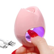 Mini UV LED Nail Lamp, Portable USB Nail Dryers Mini Quick-Drying Nail Curing Lamp for Gel Nails Pol