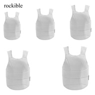 rockible Karate Chest Protector Body Protector EVA Padding Boxing Belly Armour Vest for Kickboxing T