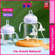 MAMABABY Puting wideneck Duckbill Sippy Teats Puting Susu anti jongang anti tumpah for Avent Natural