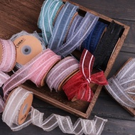 1 Yard (91 cm) - SIZE 1 CM, 1.6 CM, 2.5 CM & 4 CM 2 Line Pleated Organza Lace | Lace Organza Plisket
