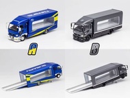 GCD 1:64合金模型，三菱Mitsubishi Fuso授權產品！戰鬥機Fighter Mk2 第二代 FK 2017，Outriggers Raised Transparent Truck托架抬