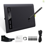 Acepen AP1060 Professional 10*6 Inch Art Digital Graphics Drawing Tablet Pad Board Kit with Battery-free Stylus 8192 Levels Pressure 8 Express Keys Compatible with Windows 10/8/7 &amp;