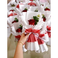 [Gift] Bouquet of 1 glitter flower wrapped in Korean foam paper - Piece meaningful gift for relative