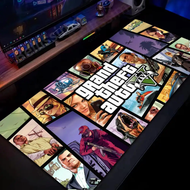 【flowerlove  shop】 GTA 5 Large Gaming Mouse Pad Computer Mousepad PC Gamer Mouse Mat Laptop Mausepad