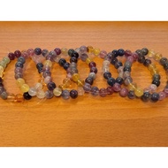 Colorful Fluorite Bracelet (More Than 8 Mi)