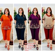 J-11 FASHION *136 7/ 8 Ponggol Set Premium Twill Material with Button Combination, JUMBO Size*