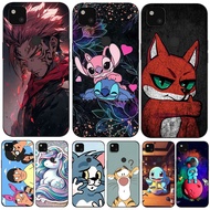 Case For Google Pixel 4a 4G Case Back Phone Cover Protective Soft Silicone Black Tpu Funny fox cute unicorn