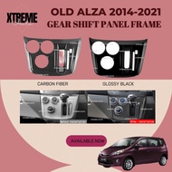 XTREME AUTO PERODUA NEW ALZA 2014-2021 CAR GEAR SHIFT PANEL FRAME COVER ACCESSORIES