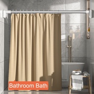 Extendable Shower Curtain Rod Non-drilling Stretchable Curtain Support Pole For Closet