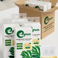 [Company Products] - Egreen 4-layer multi-purpose retractable tissue, high quality, soft, safe (Comb